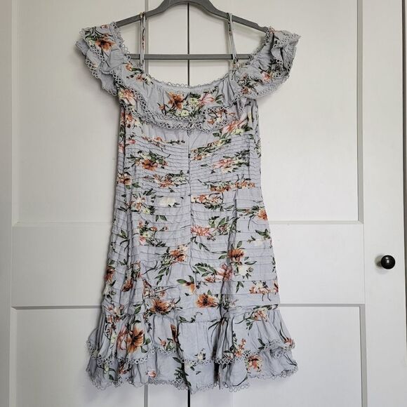 ASTR the label una floral off the shoulder minidress - Picture 9 of 12
